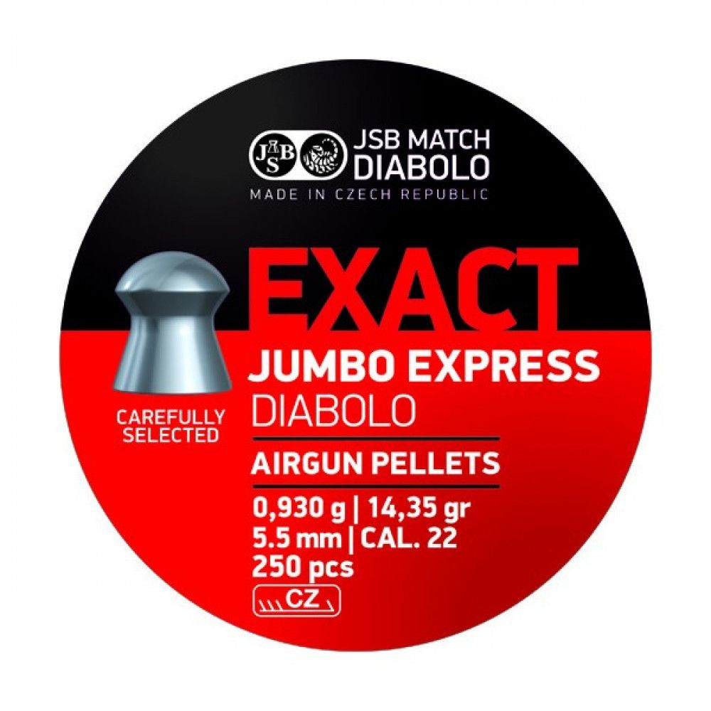 Пули JSB Exact Jumbo Express Diabolo 5,5 мм, 0,93 грамм, 250 штук #1