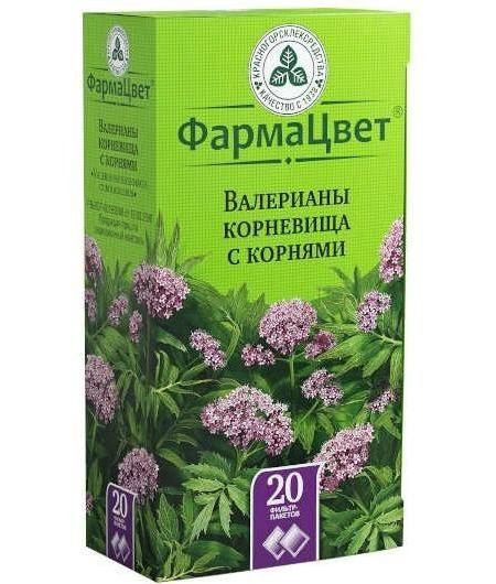 Валерианы корневища с корнями, пакетики 1.5 г, 20 шт. #1