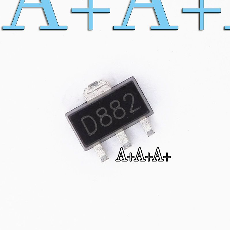 Оригинальный аутентичный NPN-транзистор D882 TO-126 с медным выводом ...