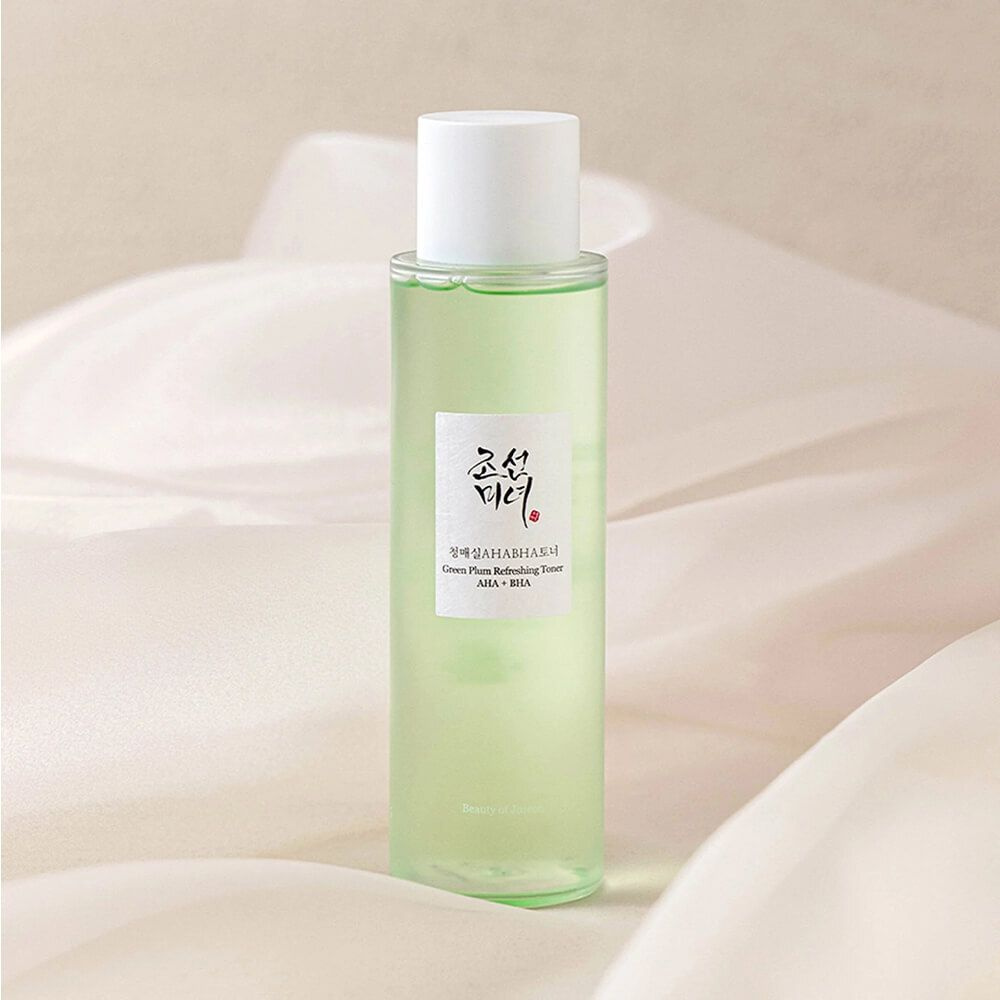 Тонер с кислотами для лица BEAUTY OF JOSEON Green plum refreshing toner: AHA+BHA, 150 мл (отшелушивающий #1