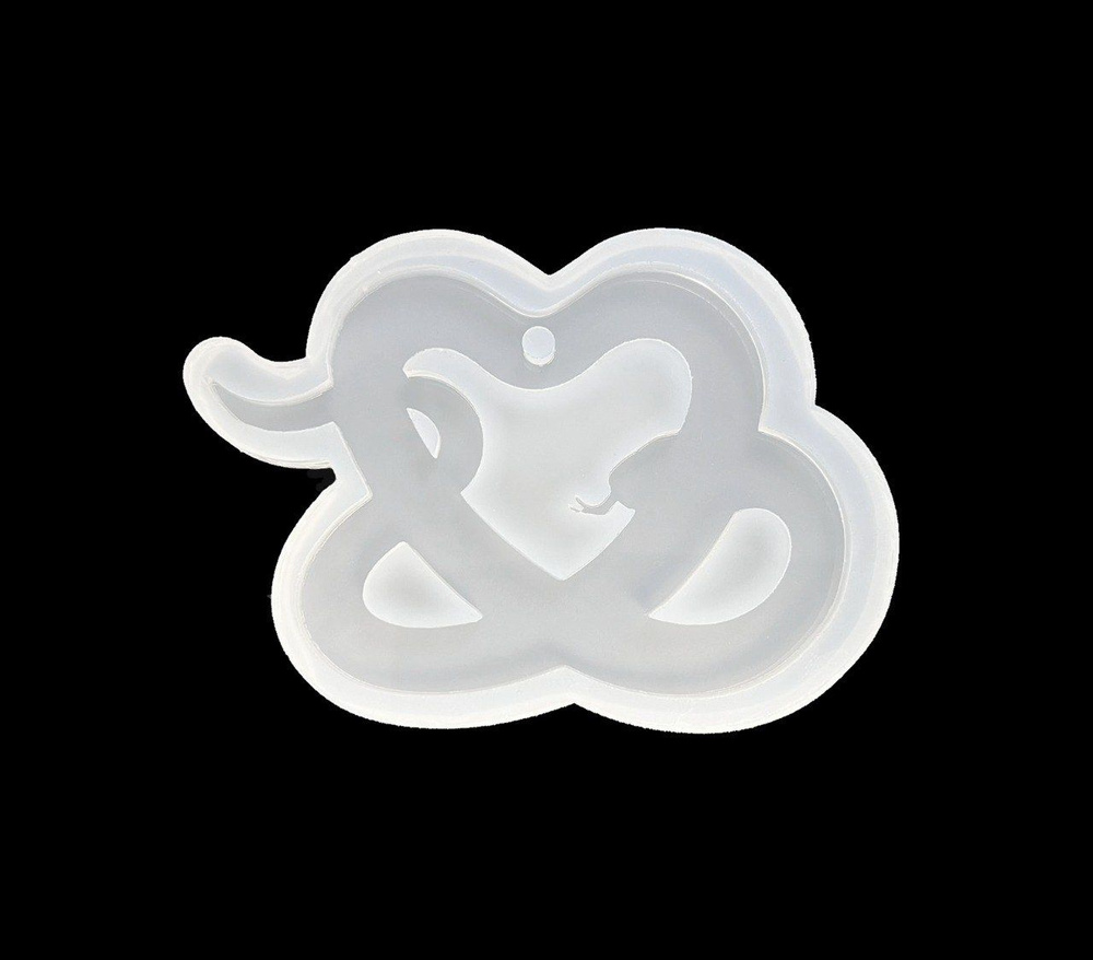 Молд силиконовый "Змея - сердце" - купить с доставкой по выгодным ценам ...