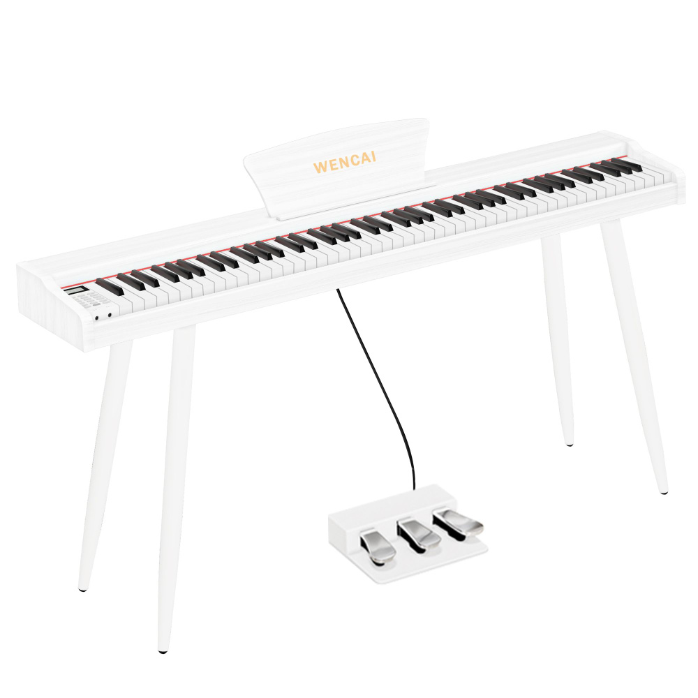 Цифровое пианино,Принесите 4 ноги для опоры,bluetooth,88 клавиатур.бел ...