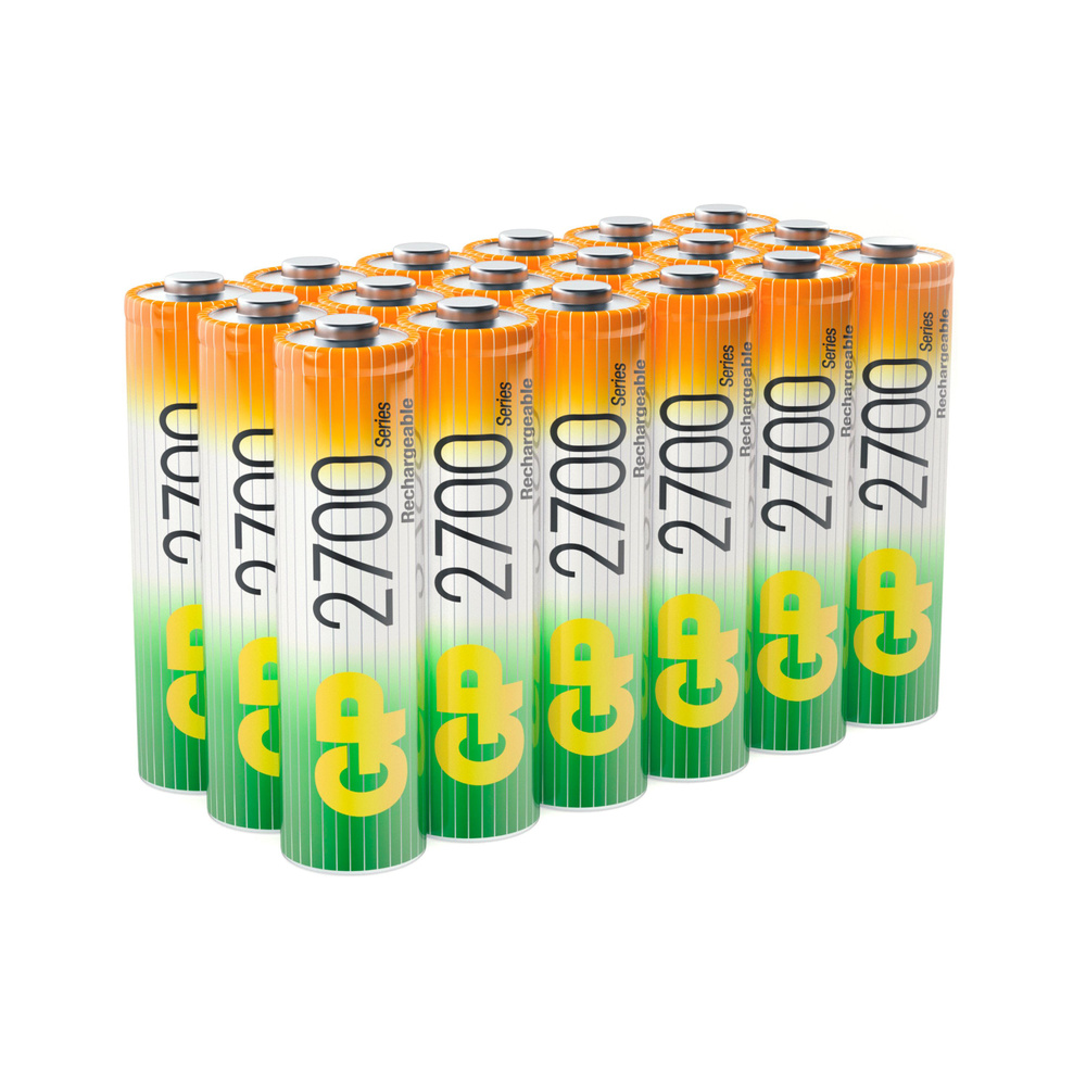 Аккумуляторные батарейки АА 1,2v GP аккумулятор 2700mAH, 18 штук  #1