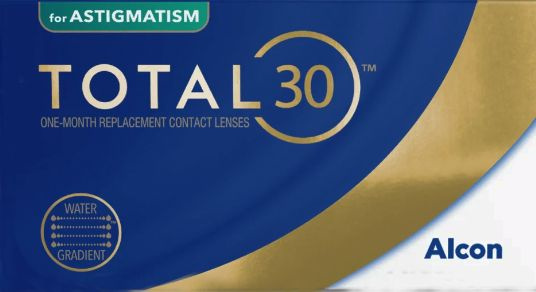 Alcon астигматические линзы Total 30 for astigmatism (3 линзы) 8.6, -05.50, -1.75, 180  #1