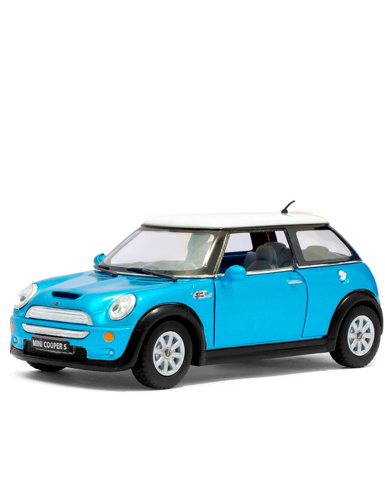 Машинка металлическая Kinsmart 1:28 MINI Cooper S (Мини Купер) 5059DKT инерционная, двери открываются #1