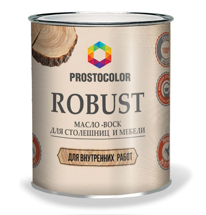 Масло-воск для столешниц и мебели PROSTOCOLOR Robust 0,75 л #1