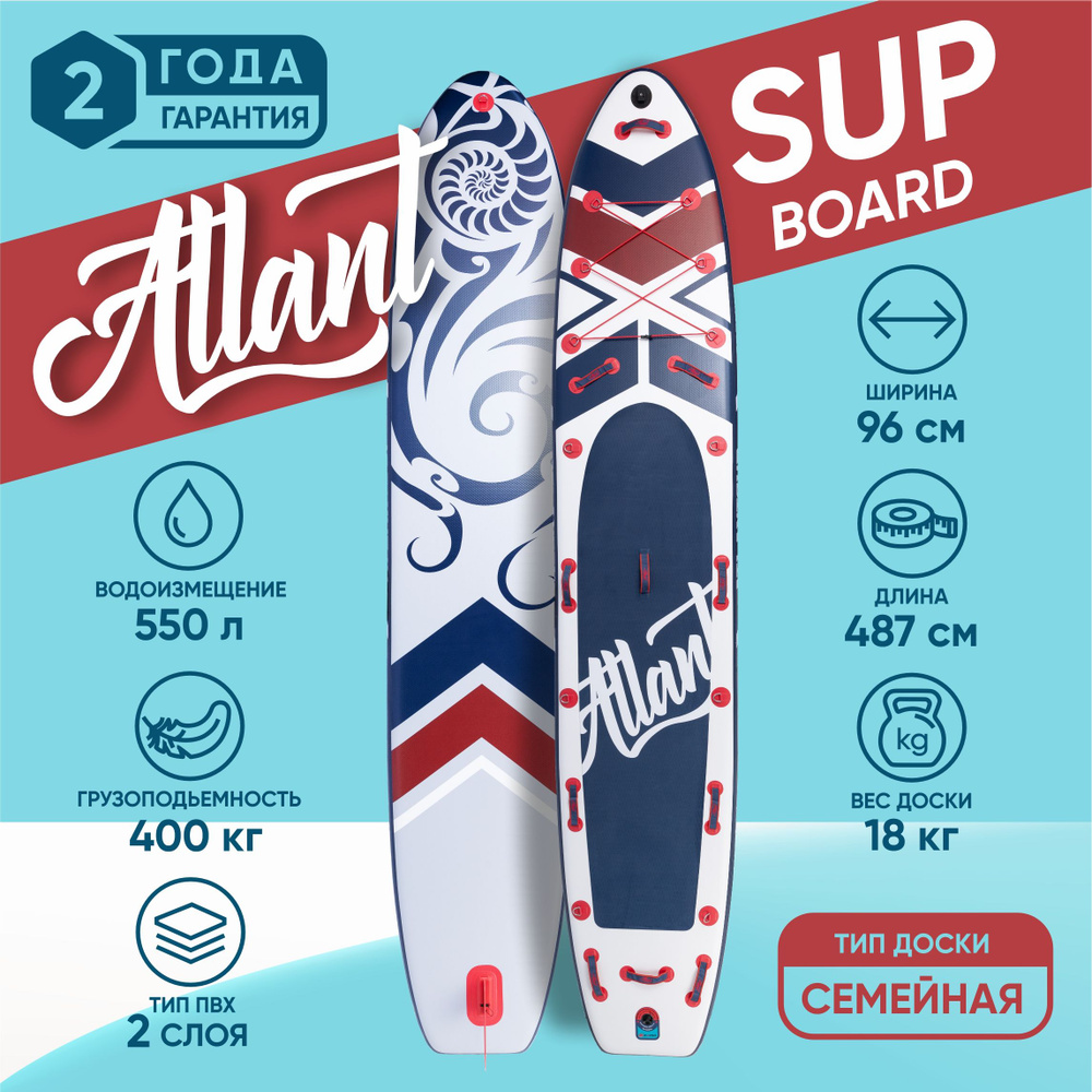 SUP Доска ATLANTSUP BIGSUP 16" #1