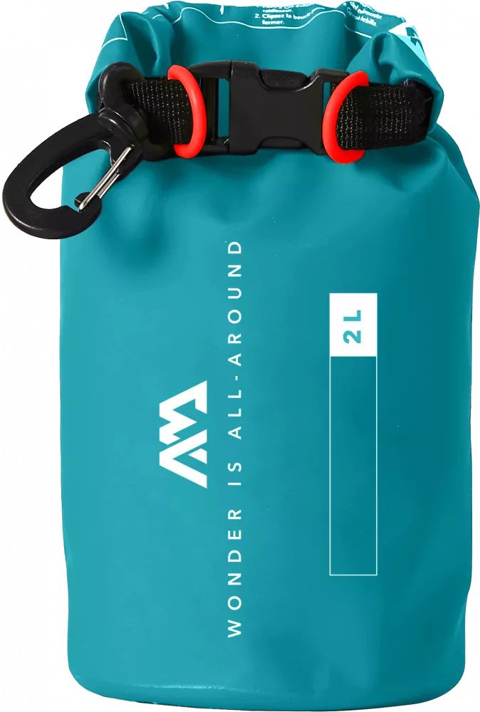 Гермомешок 2л Aqua Marina Dry Bag MINI Голубой S24 / Герморюкзак, водонепроницаемая сумка supboard  #1