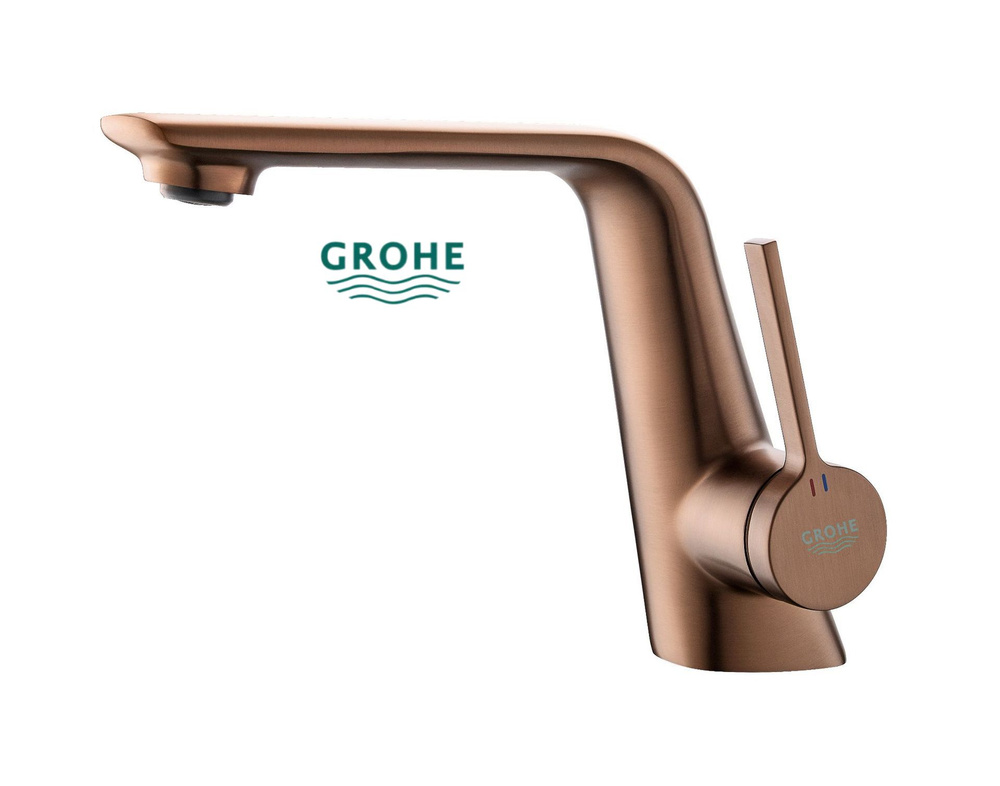 GROHE Смеситель для раковины в ванной, смеситель для раковины, розовое золото  #1