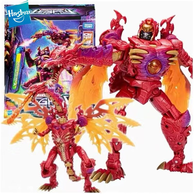 Hasbro Игрушки-трансформеры переданы по наследству Evolution L-level reprint metal Megatron Red Dragon #1