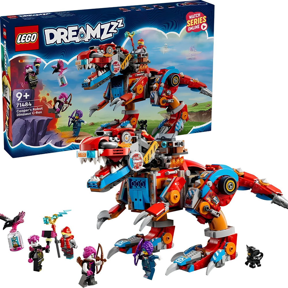 Конструктор LEGO Dreamzzz 71484 Диноробот Купера C-Rex - купить с ...