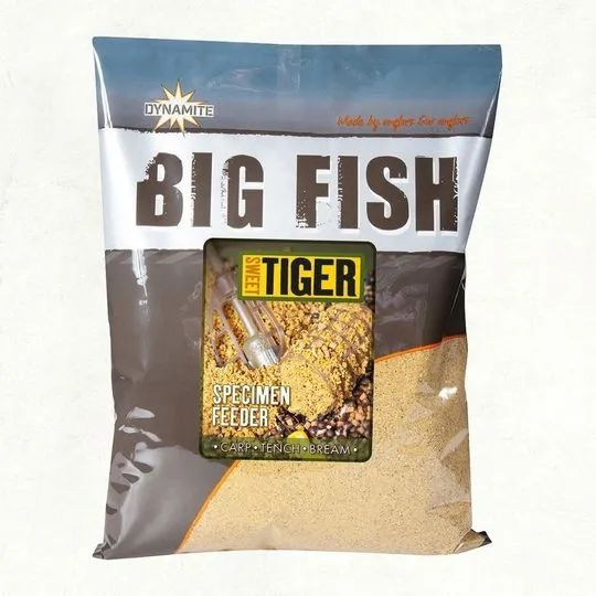 Прикормка Dynamite Baits Big Fish Sweet Tiger Specimen Feeder Groundbait, 1.8 кг #1