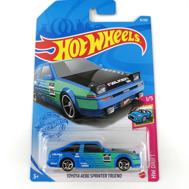 Машинка Mattel Hot Wheels 2021 C4982 Toyota Ae86 Sprint Trueno Blue #1