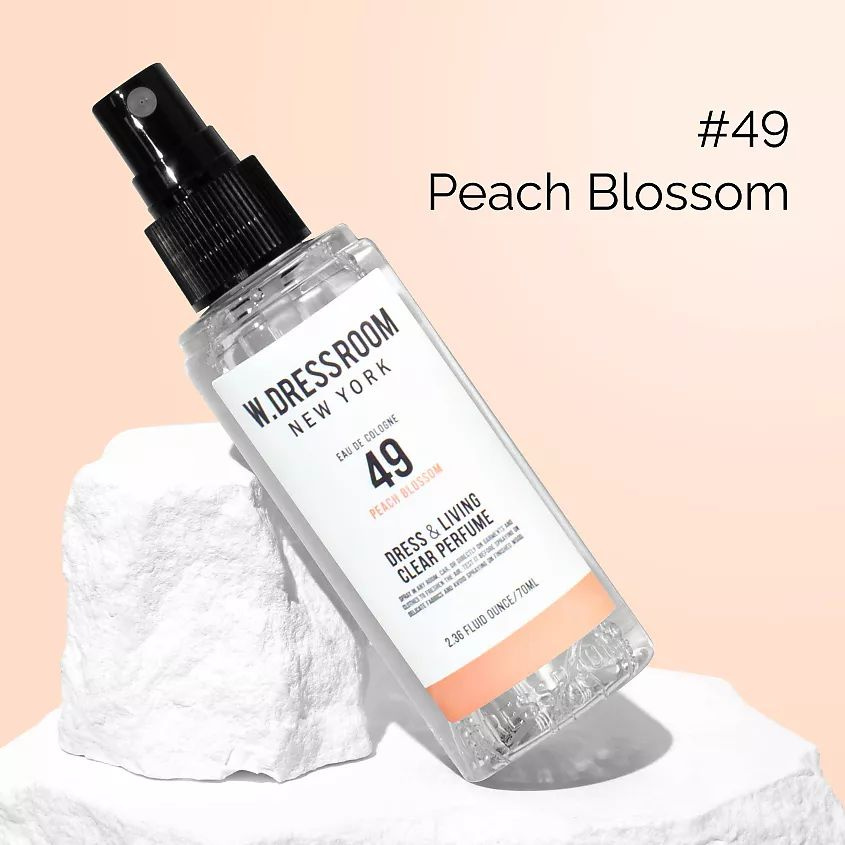 W. DRESSROOM Парфюмированный спрей для одежды и дома No.49 Peach Blossom 70 мл  #1