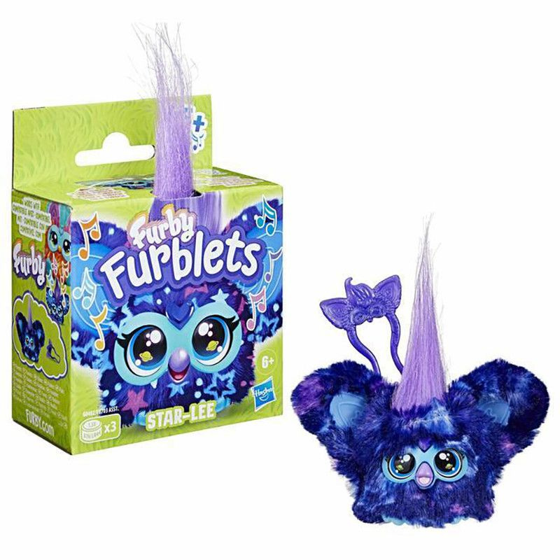 Furby Furblets Star-Lee Mini Friend, электронные плюшевые игрушки для девочек и мальчиков от 6 лет и #1