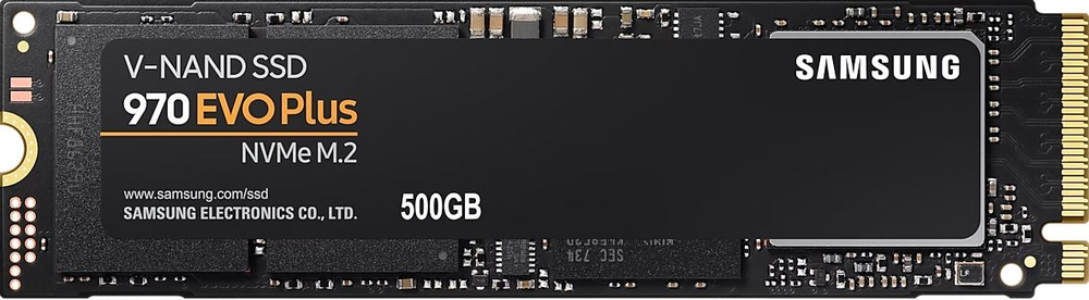 Samsung 500 ГБ Внутренний SSD-диск Твердотельный накопитель 500GB SSD Samsung 970 EVO Plus M.2 2280 R3500Mb #1