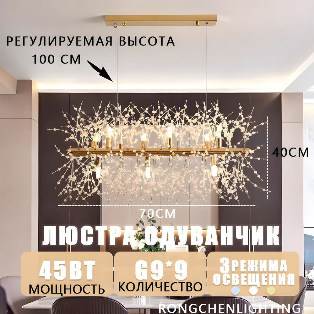 Люстра потолочная, LED - купить с доставкой по выгодным ценам в ...