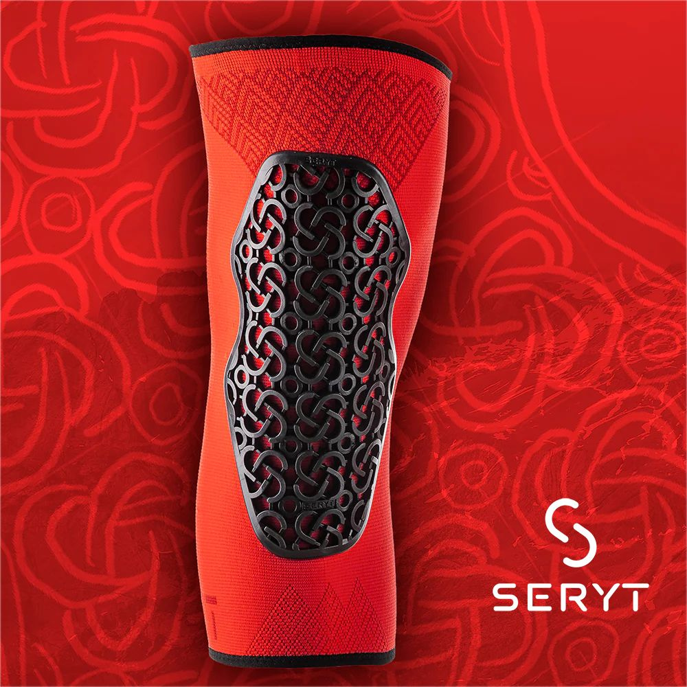 Наколенники спортивные SERYT Alps Red (2 шт) защита коленей для велосипеда, сноуборда, мотоцикла, роликов, #1