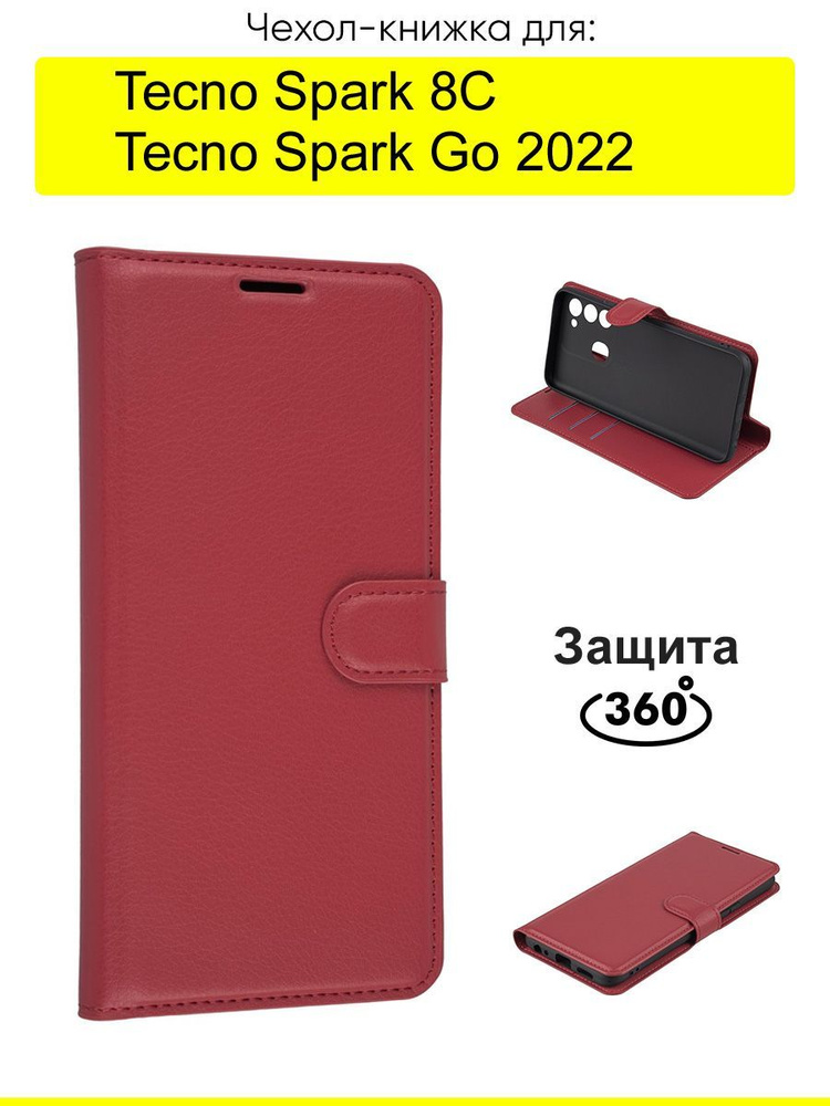 Чехол для Tecno Spark 8C / Spark Go 2022, серия PU #1