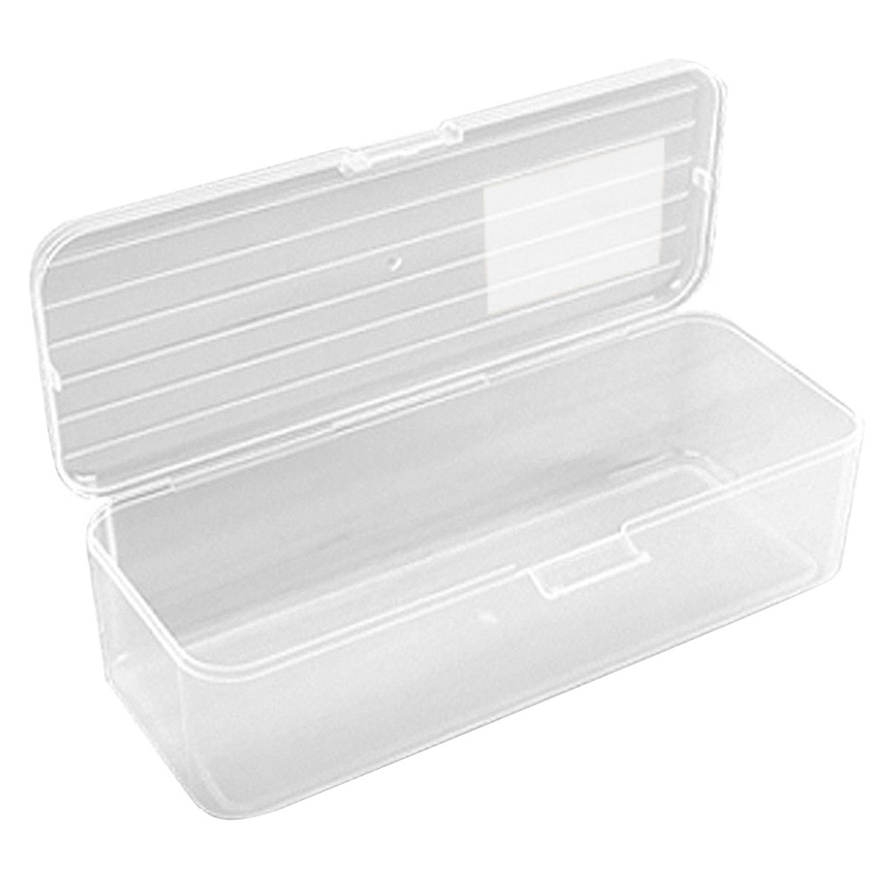 Пенал большой емкости Компактный прозрачный пластиковый ящик для ...