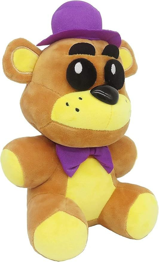 Мягкая игрушка аниматроник Лефти (Golden Bear Purple Hat) ФНАФ/FNAF #1