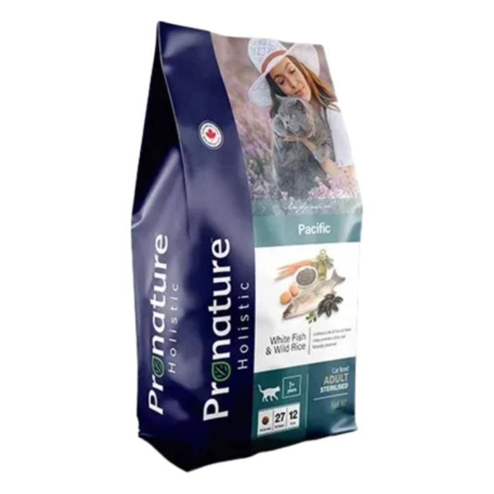 Pronature Holistic Pacific корм для СТЕРИЛИЗОВАННЫХ кошек, океаническая ...