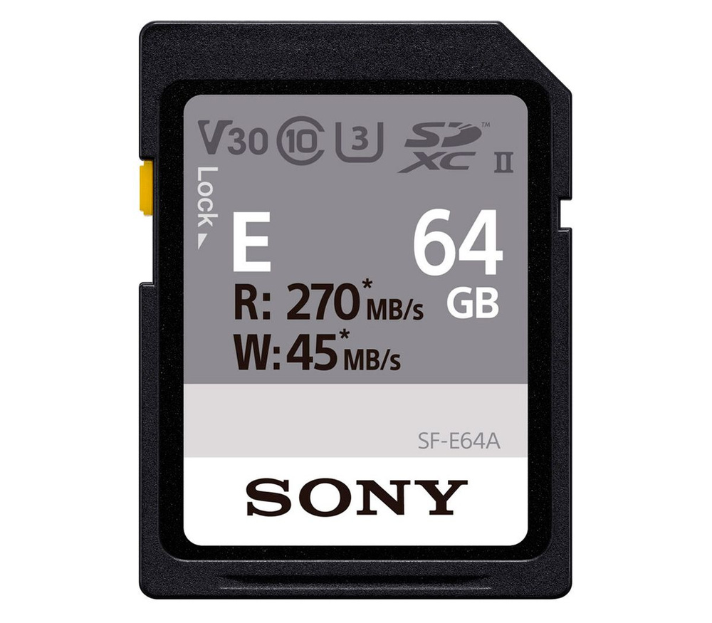 Карта памяти Sony SDXC 64GB UHS-II V30 45/270 Mb/s #1