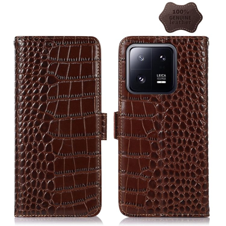 Для Xiaomi 13 Pro Crocodile Top Loide Cowhide #1