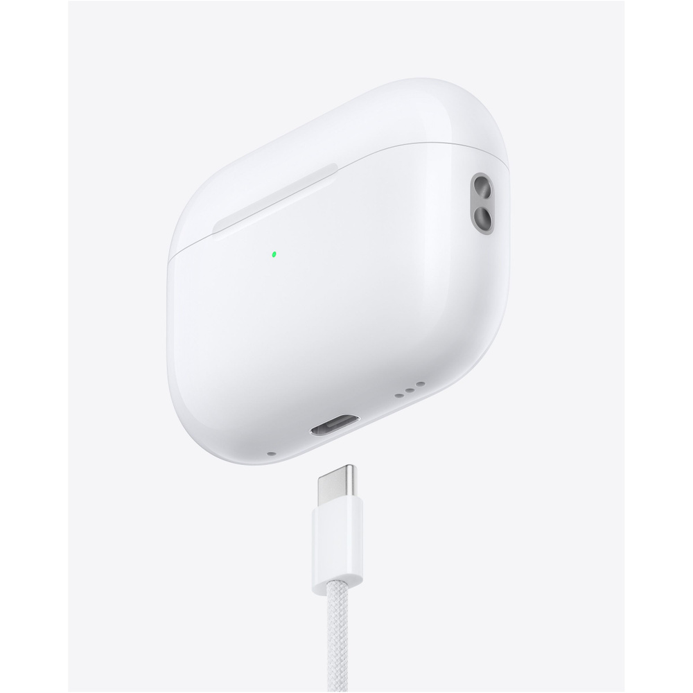 Apple Наушники беспроводные с микрофоном Apple AirPods Pro 2, Bluetooth, USB Type-C, белый  #1