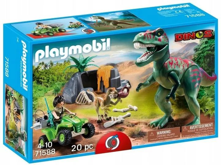 Игровой набор Playmobil 71588 Динозавры Атака Тирекса #1