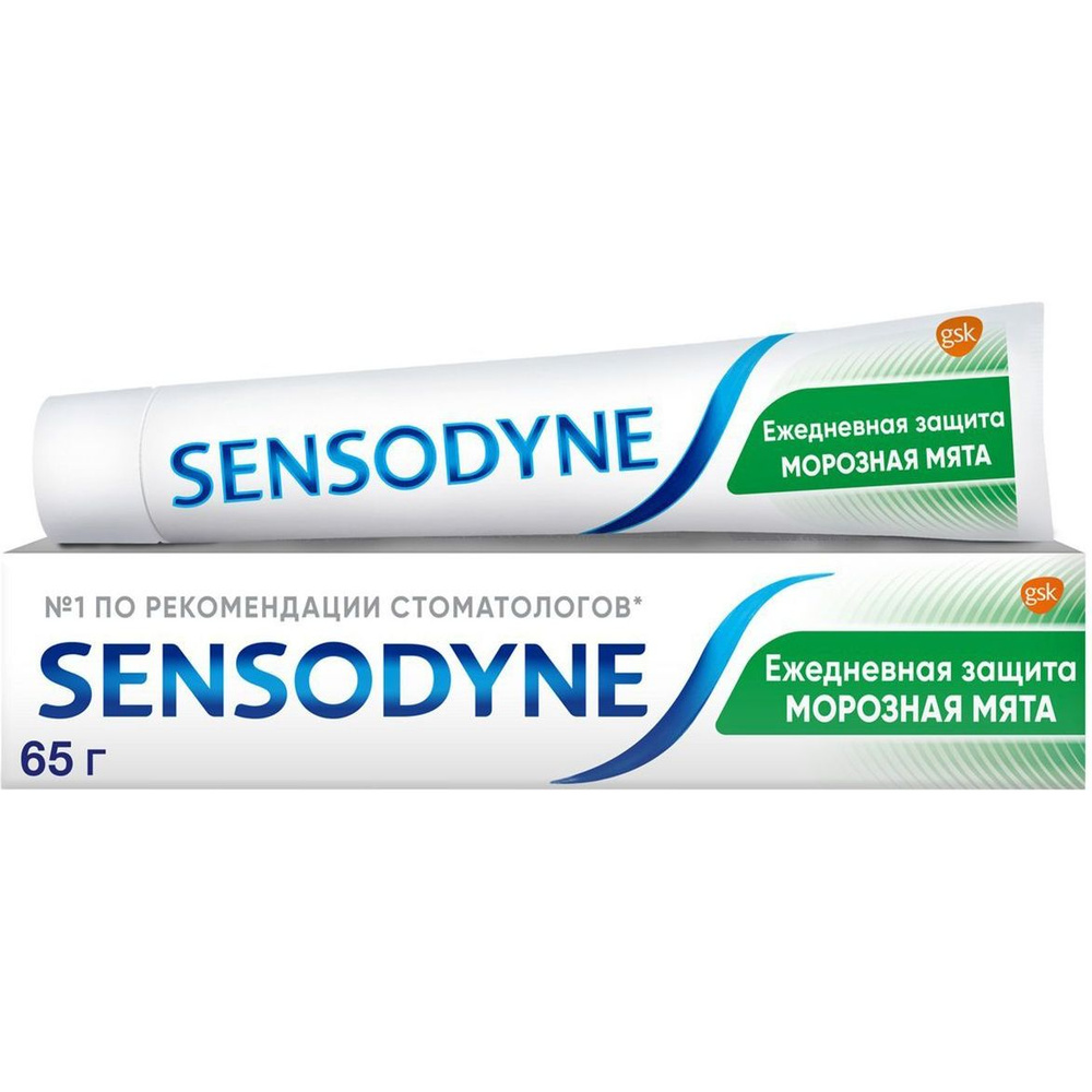 Зубная паста Sensodyne Ежедневная Защита Морозная Мята 75 мл  #1