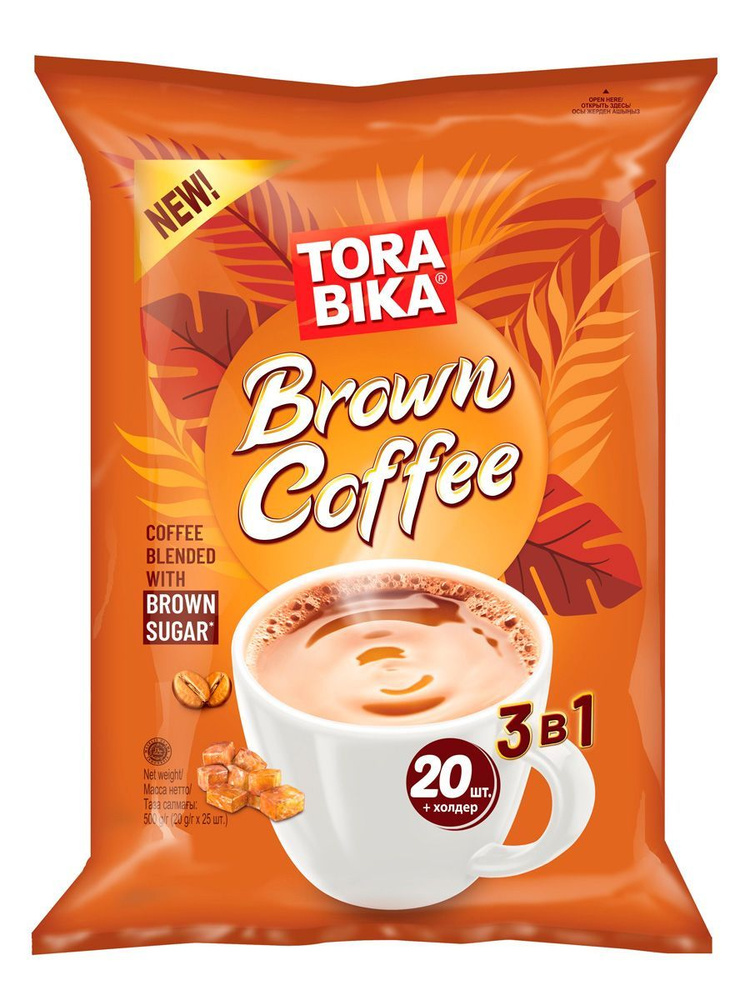 Torabika Brown Сoffee растворимый кофе, 20 саше #1