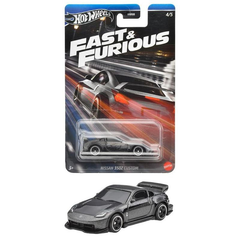 Машинка коллекционная Mattel Hot Wheels 2024 HNR88 Fast & Furious Nissan 350z Custom  #1