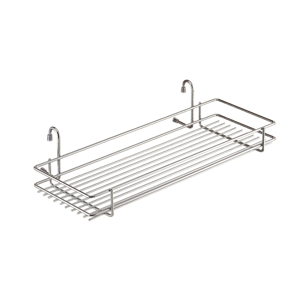 Полка для рейлинга одноярусная 450х215х105 мм хром #1