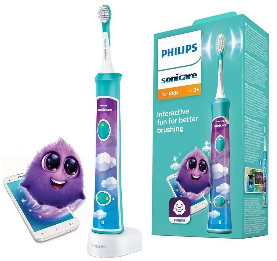 Philips Sonicare Электрическая зубная щетка Sonicare For Kids HX6322/04, синий  #1