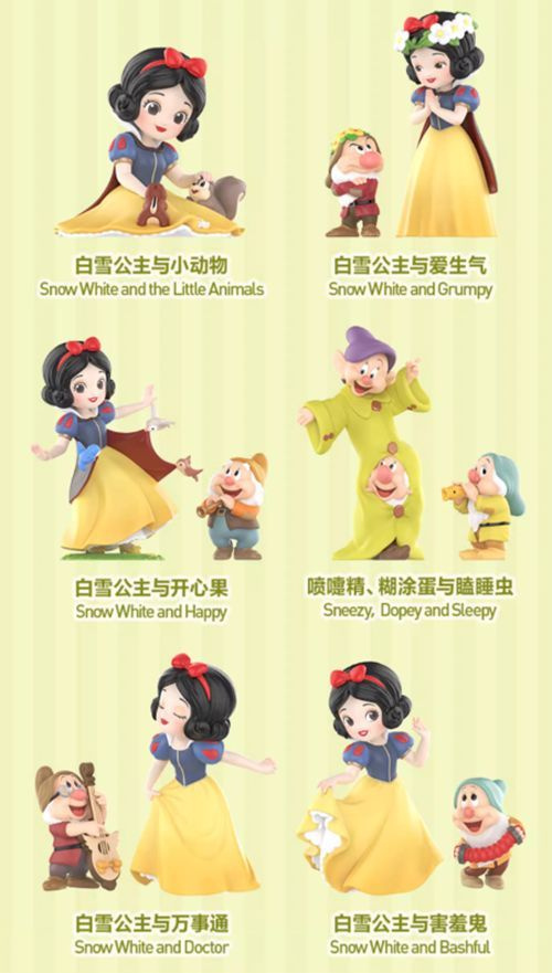 Фигурка-сюрприз,POP MART ,Disney Snow White Classic Series ,Игрушки, Детские товары,Игрушечный робот,Кукла #1