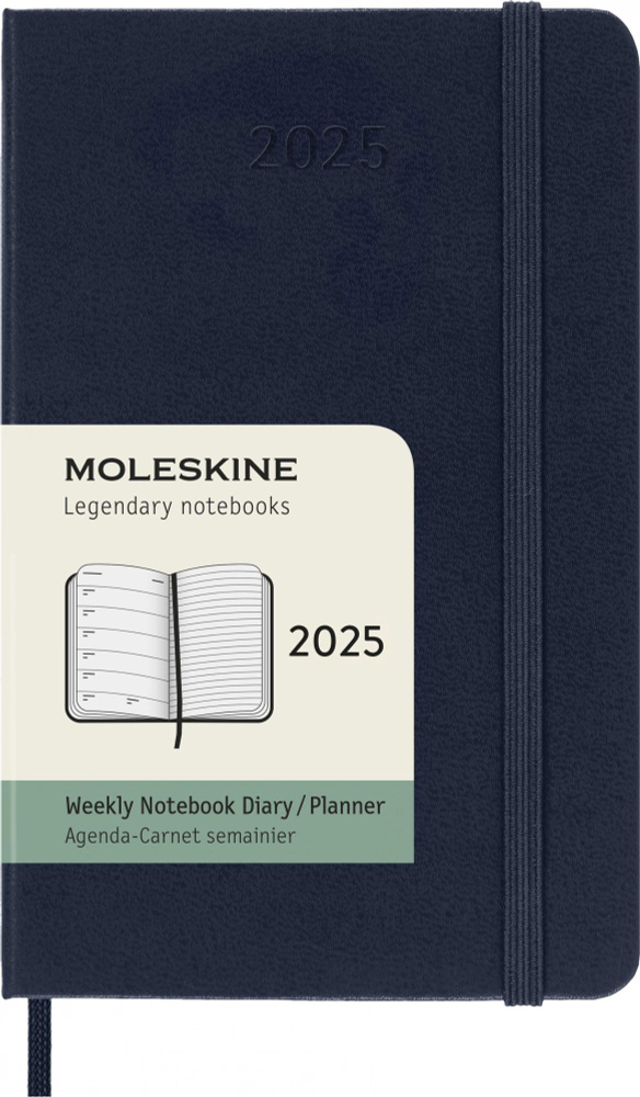 Ежедневник Moleskine CLASSIC WKNT Pocket 90x140 144 страницы датированный 2025 год  #1