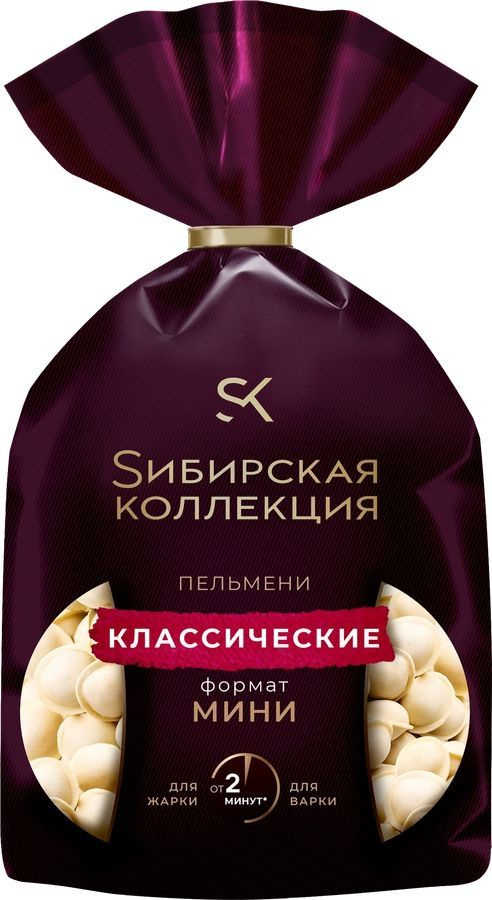 Пельмени СИБИРСКАЯ КОЛЛЕКЦИЯ Классические, мини, 700г - 3 шт.  #1