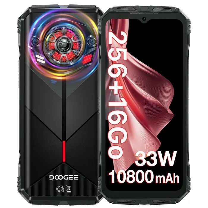 Doogee Смартфон S PUNK 6/256 ГБ, черный #1