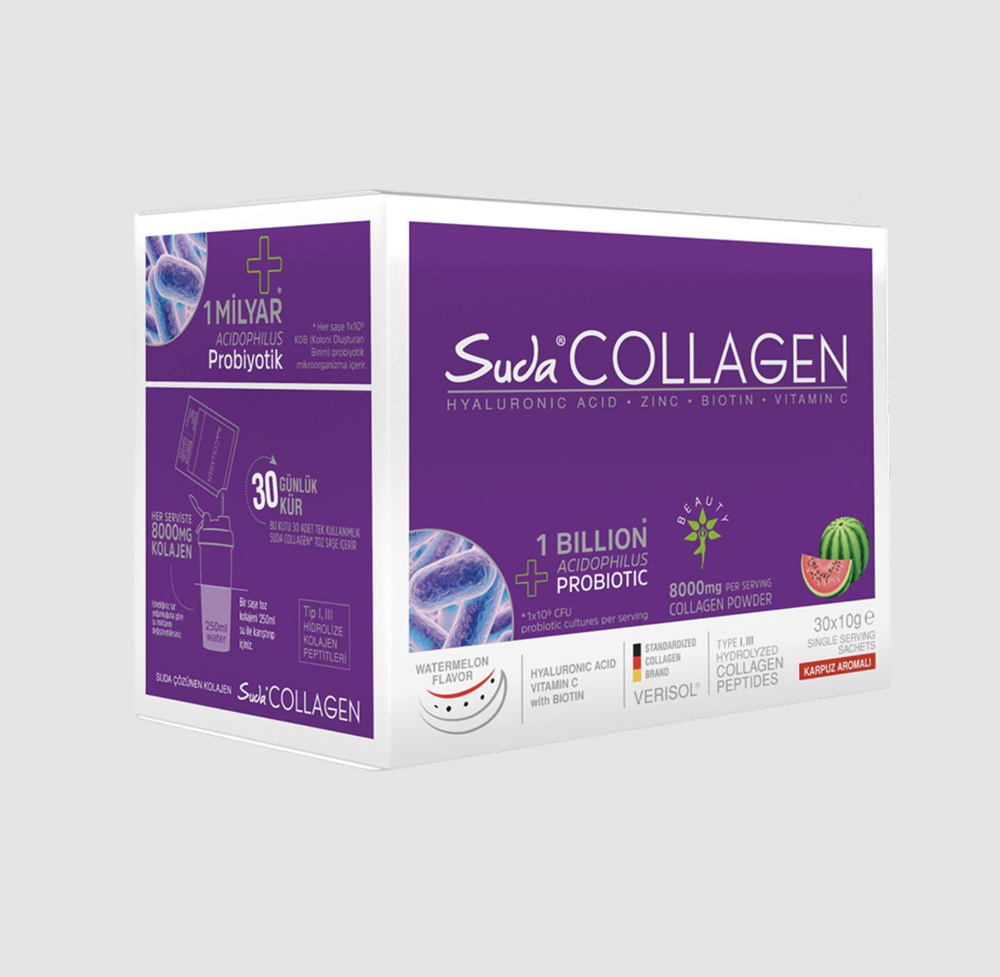 Suda Collagen Multiform Пробиотик со вкусом арбуза 10 г 30 шт. #1