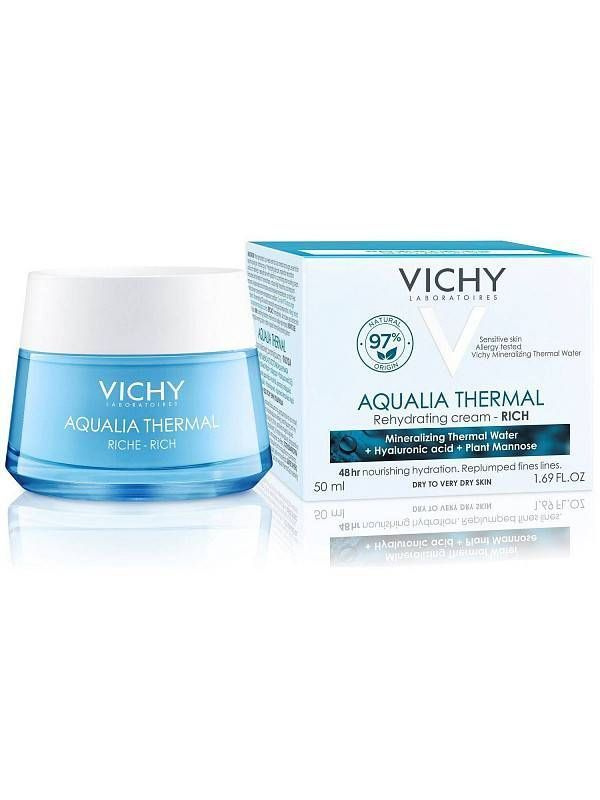 Крем увлажняющий Vich Aqualia Thermal, насыщенный, для сухой и очень сухой кожи, 50 мл  #1