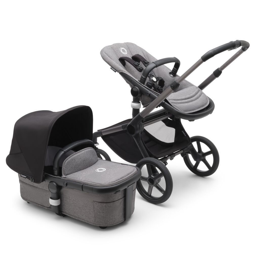 Коляска 2в1 Bugaboo Fox 5 Graphite/Grey Melange #1