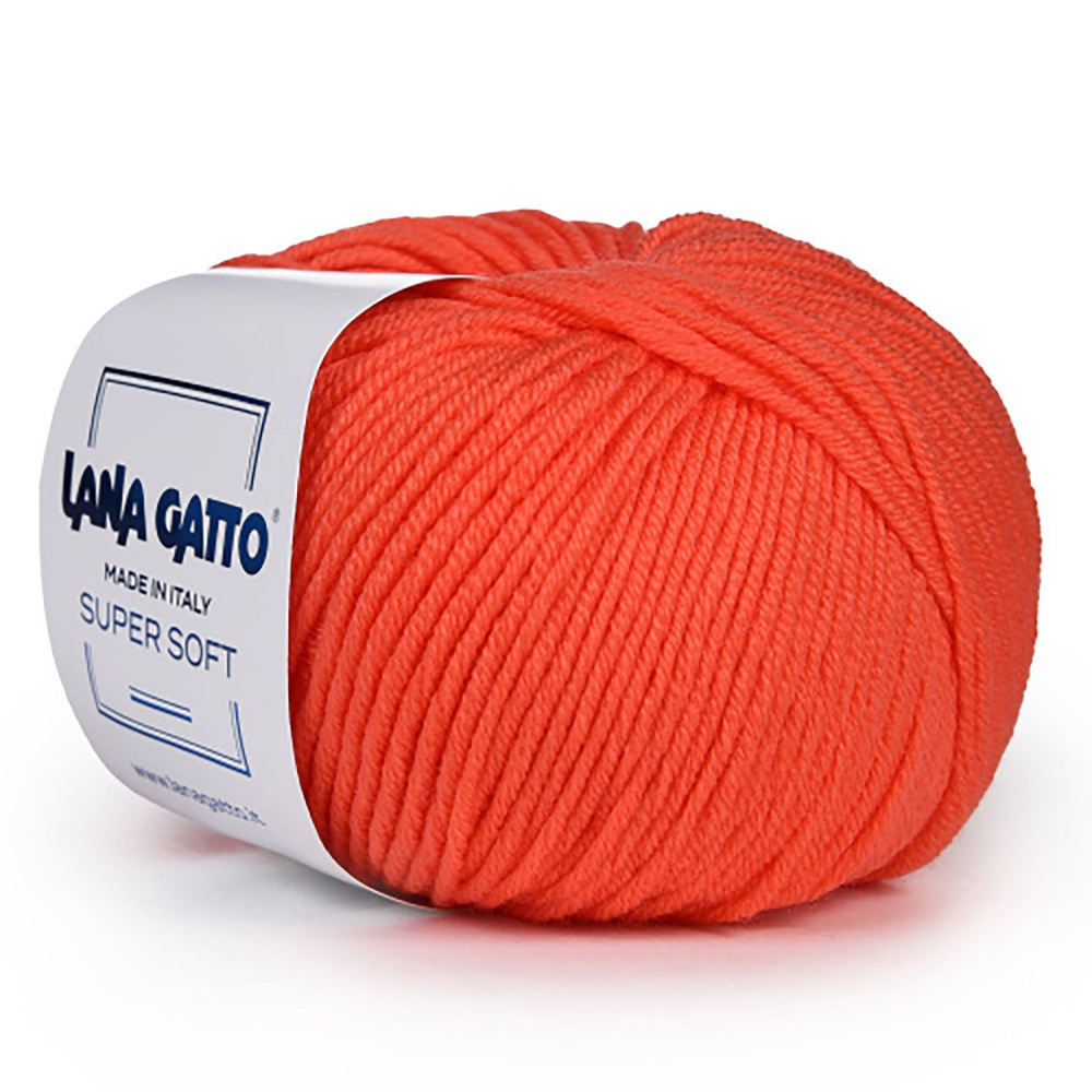 2 Мотка, Lana Gatto SUPER SOFT, 100% Чистая экстратонкая мериносовая шерсть / 50 гр. - 125 м., Цвет 14644 #1