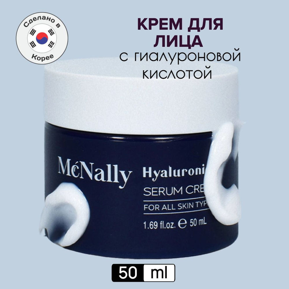 Крем-сыворотка для лица с гиалуроновой кислотой HYALURONIC SERUM CREAM  #1