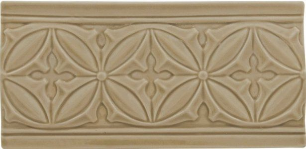 ADEX Бордюр STUDIO RELIEVE GABLES SILVER SANDS 10x19,8 см #1