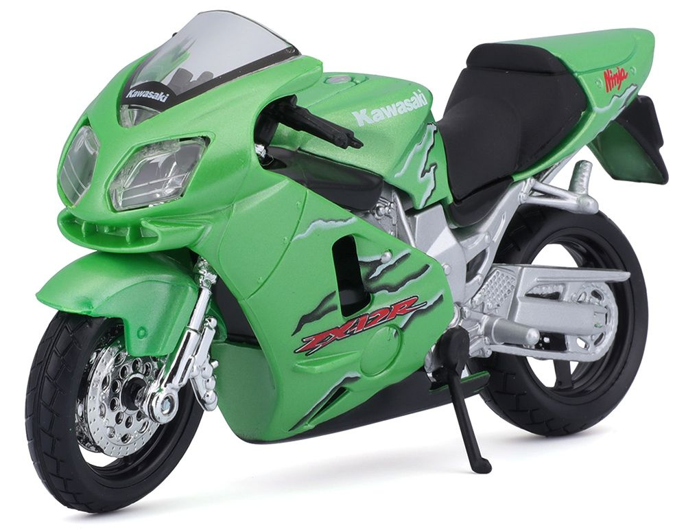 Модель коллекционная Kawasaki ninja ZX-12R зеленый #1