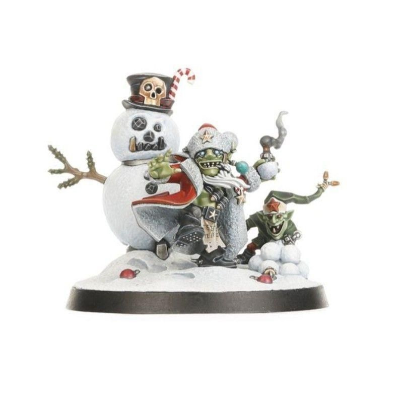 Фигурка подвижная JOYTOY Warhammer Da Red Gobbo'S A-Bomb-Inable Snowman #1