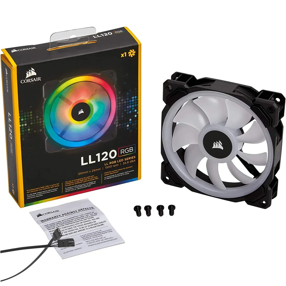 CORSAIR LL120RGB вентилятор для компьютера 120мм бесшумные купить на ...