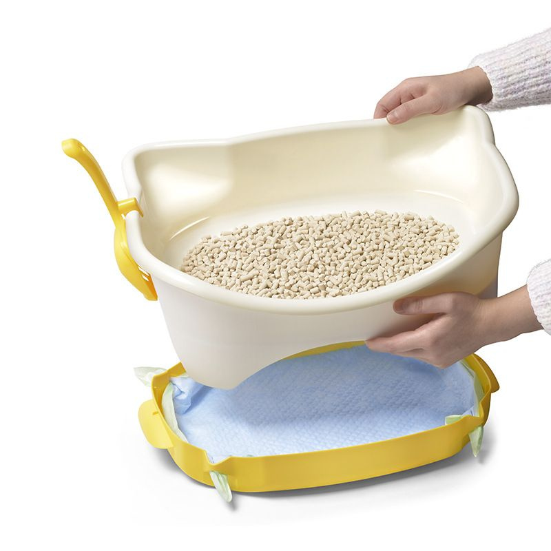 Unicharm Дело Туалет лоток для кошек .(Набор для кошачьего туалета ...