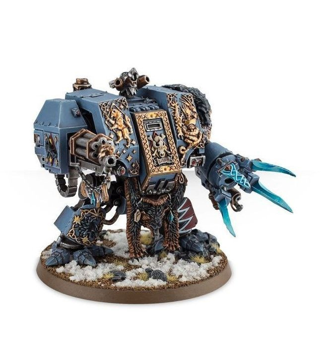 Warhammer 40000 Bjorn the Fell-Handed - Dreadnought. Миниатюра "Дредноут-Бьорн Разящая Рука" для настольной #1